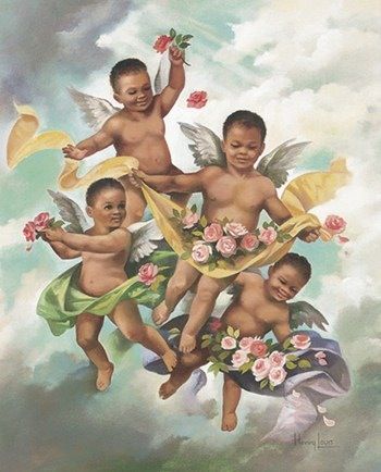 Why are there no black cherubs? Image